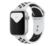 Apple Watch 5 Nike 44/Silver/Black Sport LTE - 515919 - zdjęcie 1